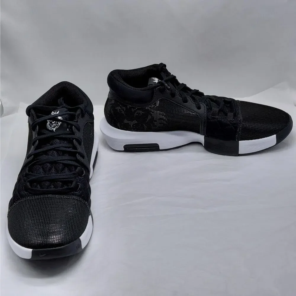 Nike LeBron Witness 8 TB Men’s 12 Black White Basketball Shoes Running Sneakers